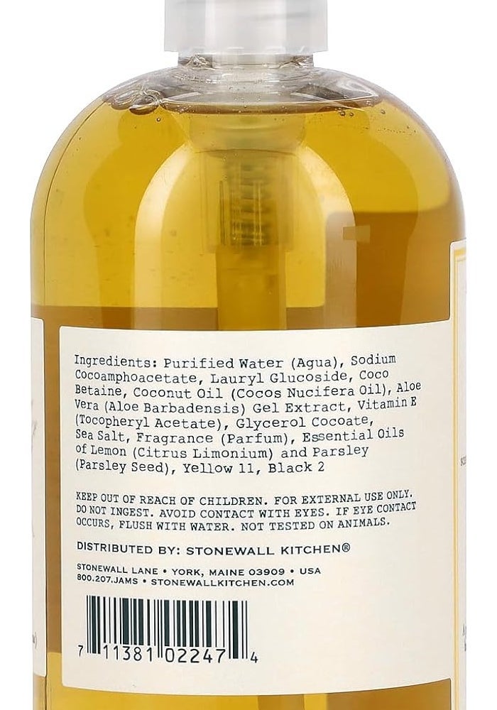 Stonewall Kitchen Lemon Parsley Hand Soap - 16.9 Ounce - Image 2